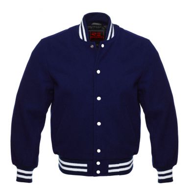 Varsity Classic jacket Navy-White trims